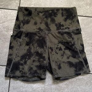 Evolution and Creation Black Tie-Dye Athletic Shorts